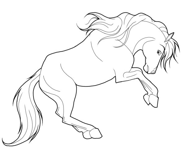 Рисунки ретивый конь (41 фото)