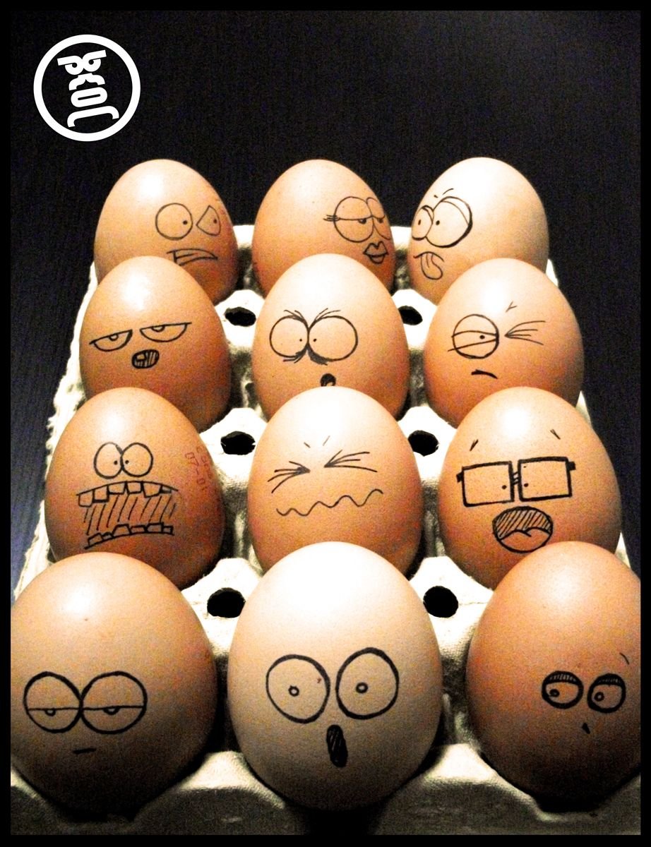 Прикольные яйца