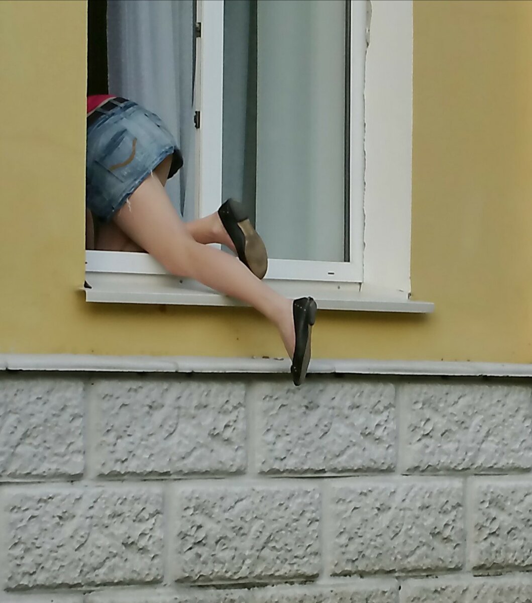 Частные фото москвички без одежды на балконе