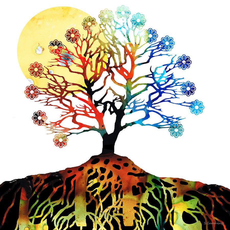 Дерево жизни цветное