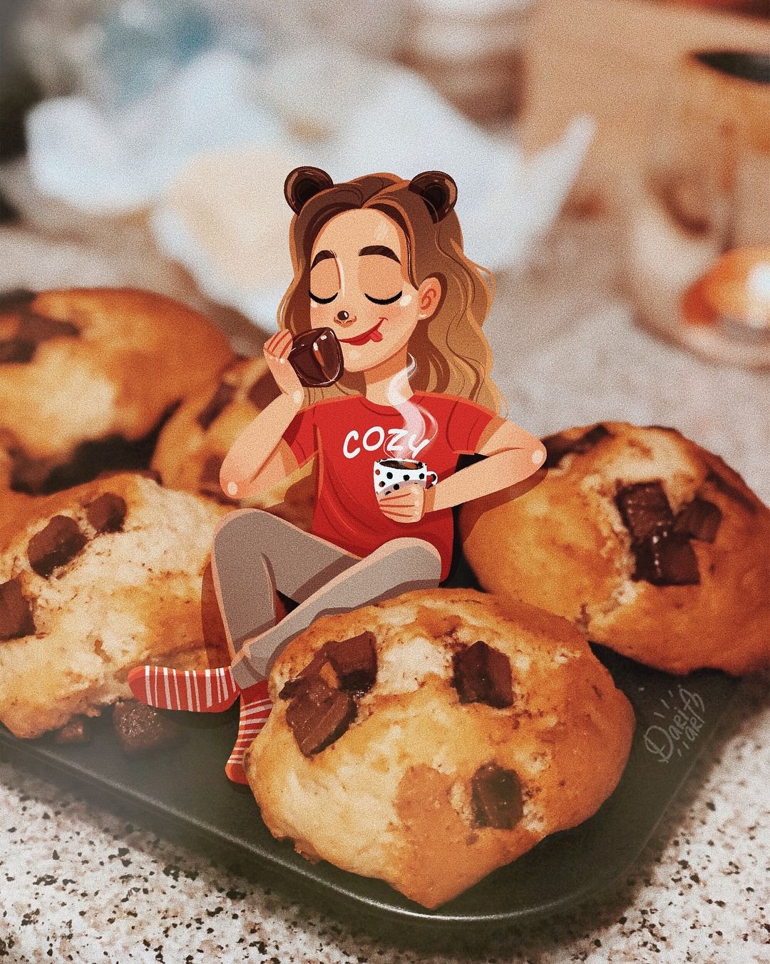 Cruel girlfriend biscuit game fan image