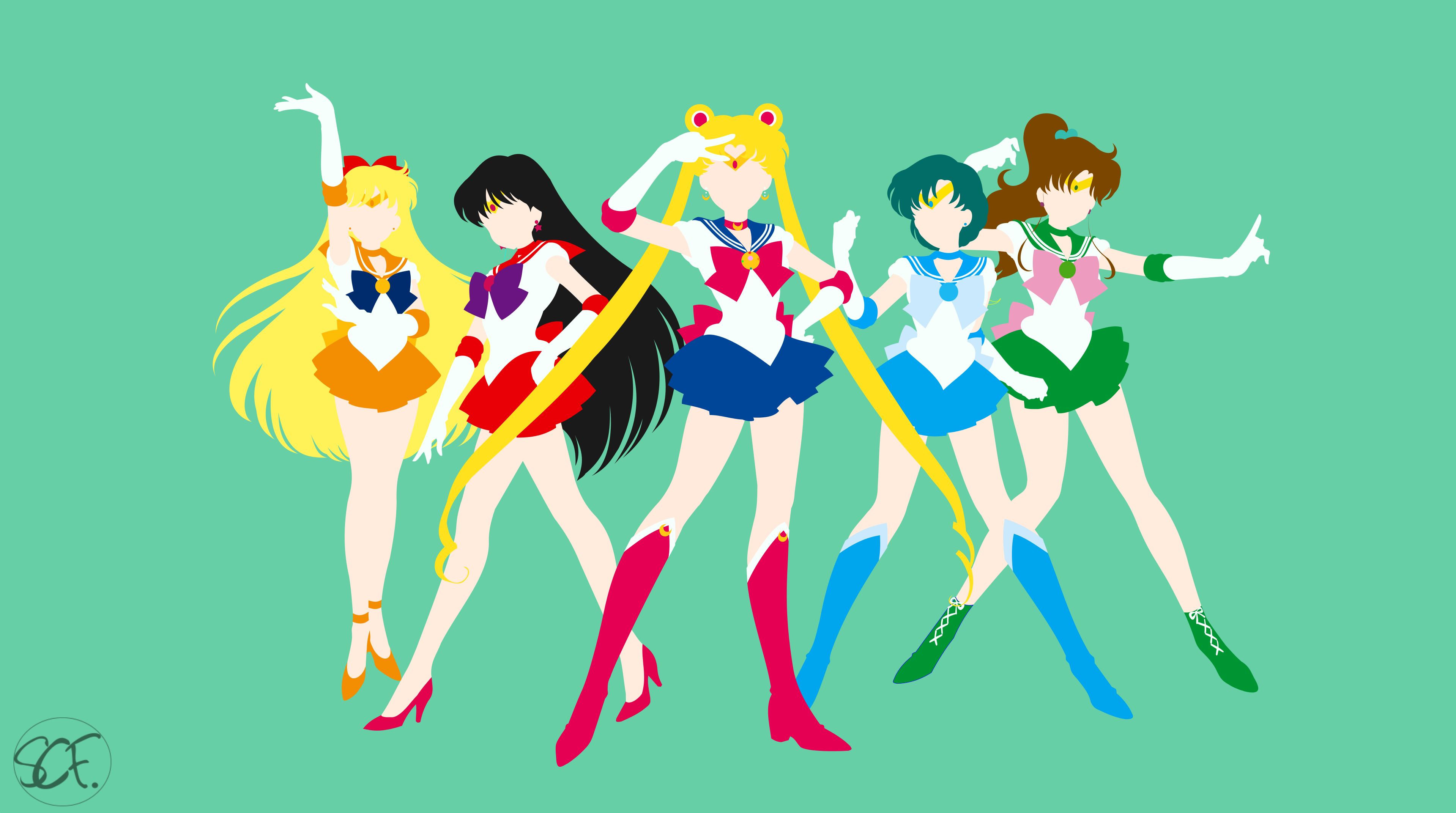 Обои мун. Сейлормун. Sailor Moon Classic.