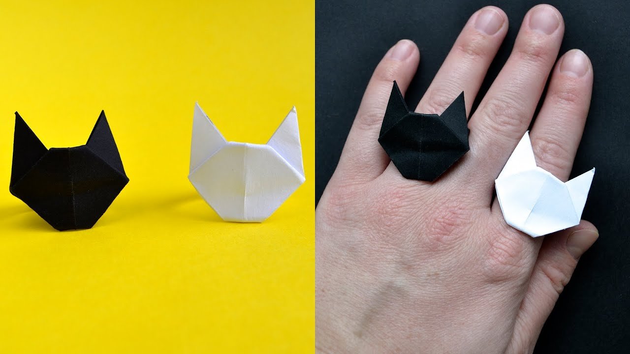 Оригами кольцо котик (38 фото) »