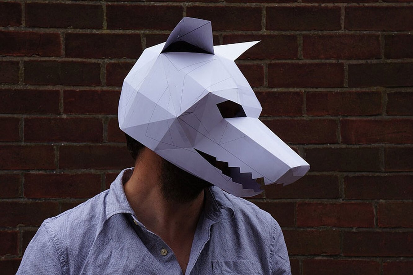 Маска из бумаги а4. 3-D маски Steve Wintercroft. Объемная маска. Маска из бумаги. Маска из картона объемная.