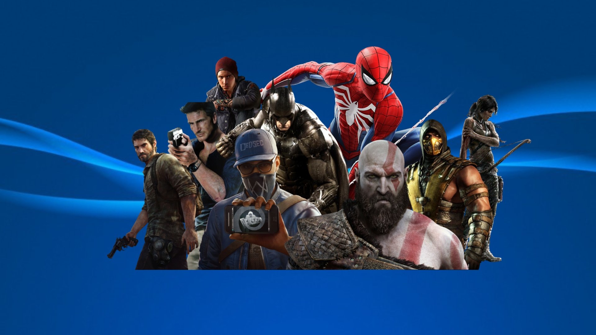 Heroes ps5. Игры на ps4. PLAYSTATION персонажи игр. Персонажи игр PLAYSTATION 4. Sony ps4 игры.