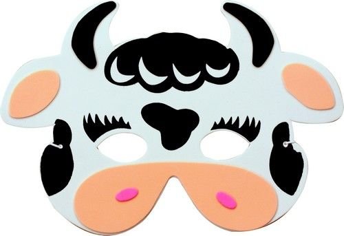 Рисунки маска коровы (36 фото)