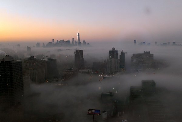 Фон туман город (42 фото)