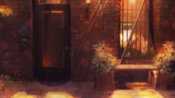 Фон вход в дом аниме (41 фото)