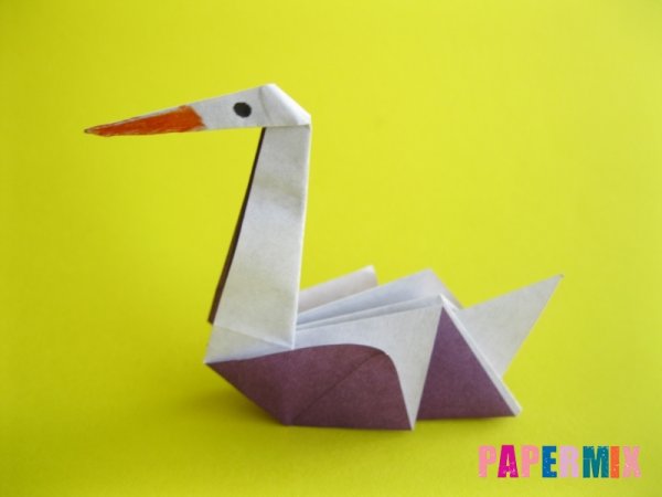 Оригами аист (43 фото)