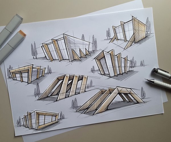 Оригами архитектура дом (45 фото)