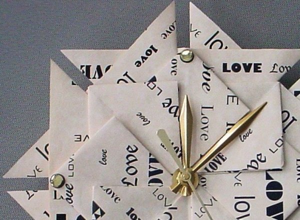 Оригами часы (42 фото)