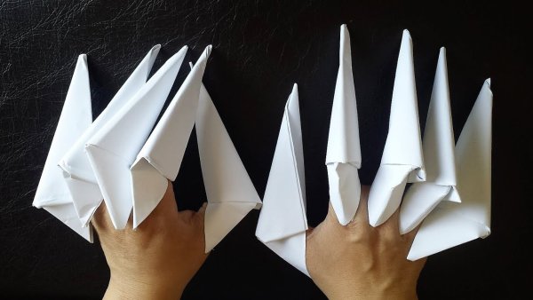 Оригами длинные пальцы (45 фото)