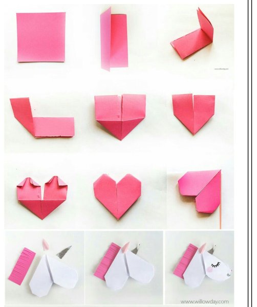Оригами для мамы и папы (41 фото)