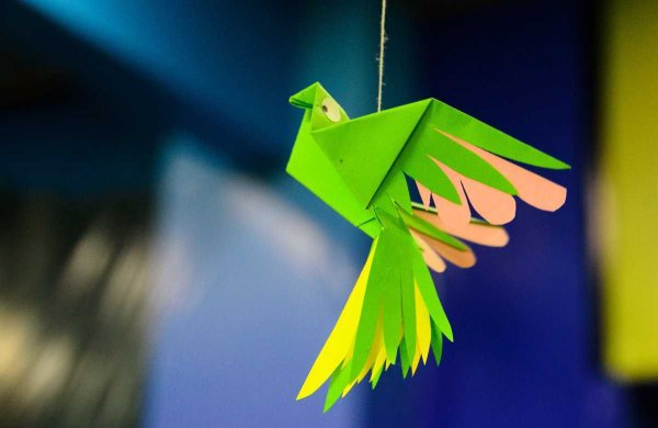 Оригами говорящая птица (42 фото)