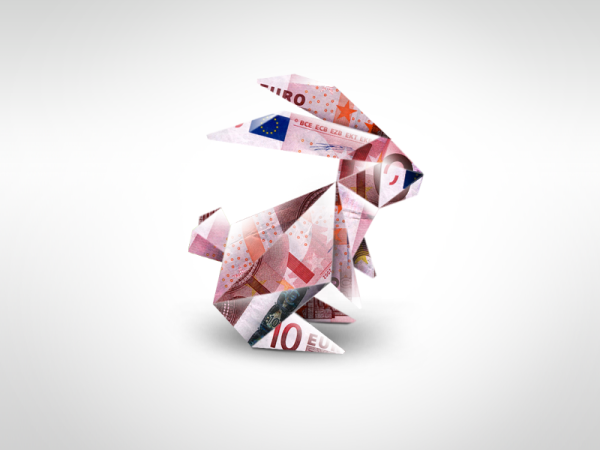 Оригами из 20 евро (43 фото)