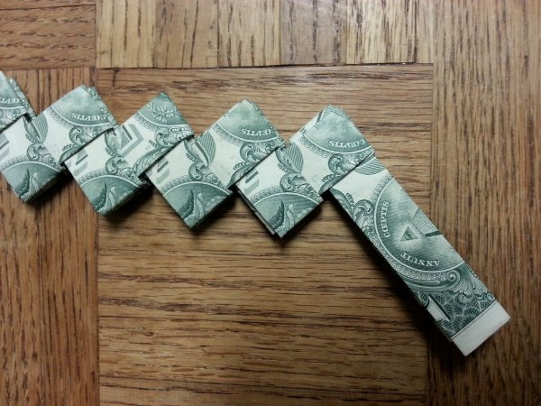 Оригами из денег на день рождения (43 фото)