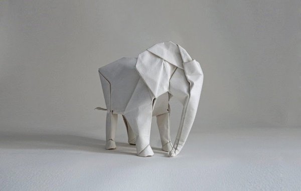 Оригами из денег слон (43 фото)