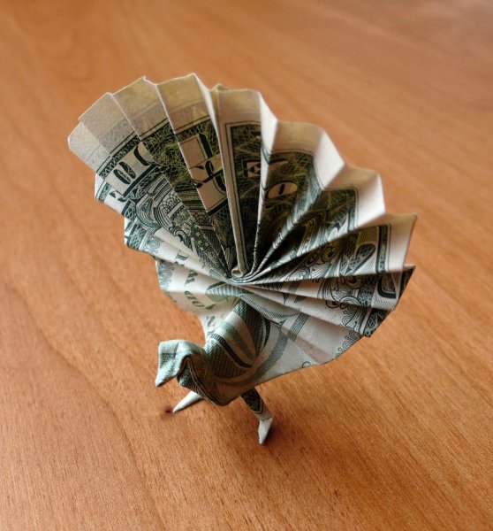 Оригами из денежки (43 фото)