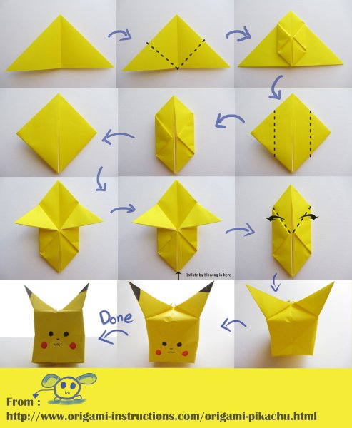 Оригами из маленьких бумажек (45 фото)