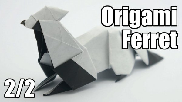 Оригами хорек (41 фото)