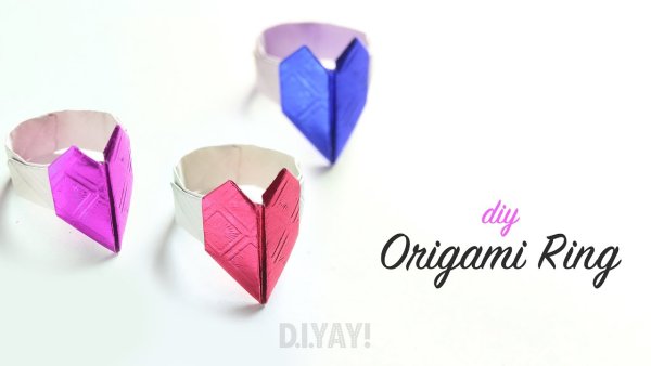 Оригами кольцо кот (40 фото)