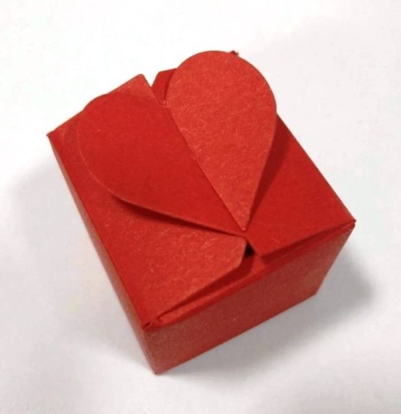 Оригами коробка сердце (39 фото)
