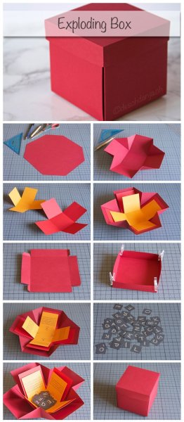 Оригами коробочка с сюрпризом (45 фото)