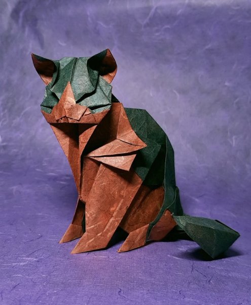 Оригами кот ученый (43 фото)