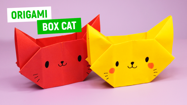 Оригами котик коробочка (42 фото)