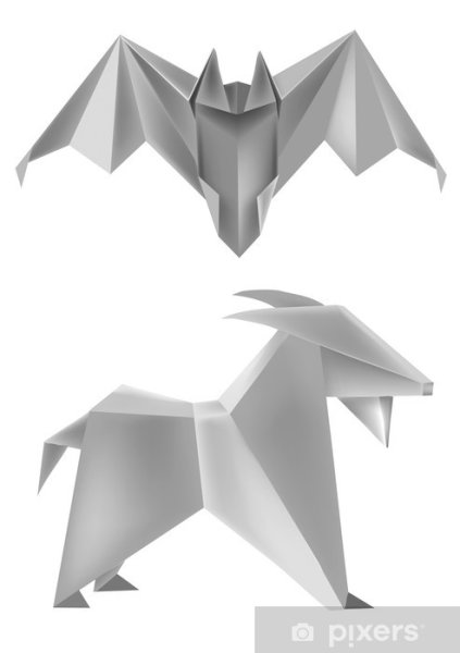 Оригами козлик (37 фото)