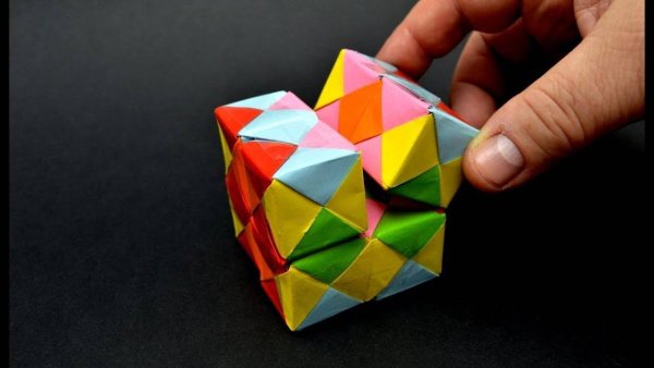 Оригами куб (40 фото)