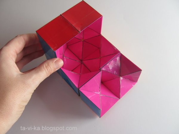 Оригами куб трансформер (40 фото)
