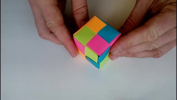 Оригами кубик бесконечности (40 фото)