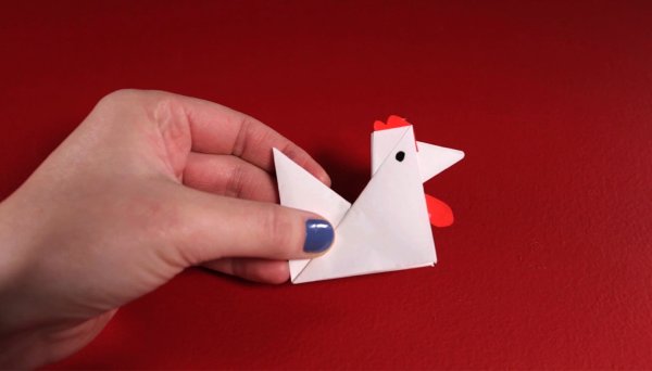 Оригами курочка (43 фото)