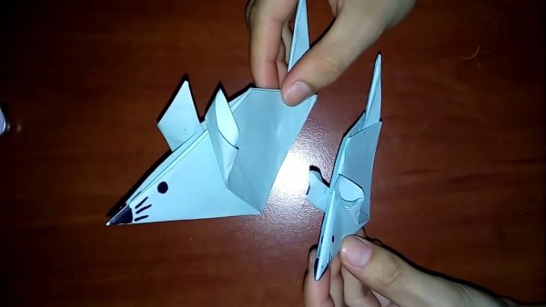 Оригами мышка для компьютера (45 фото)