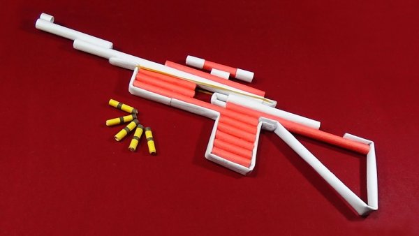 Оригами оружие автоматы стреляющие (42 фото)