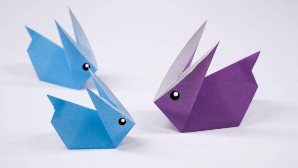 Оригами подставка кролик (41 фото)