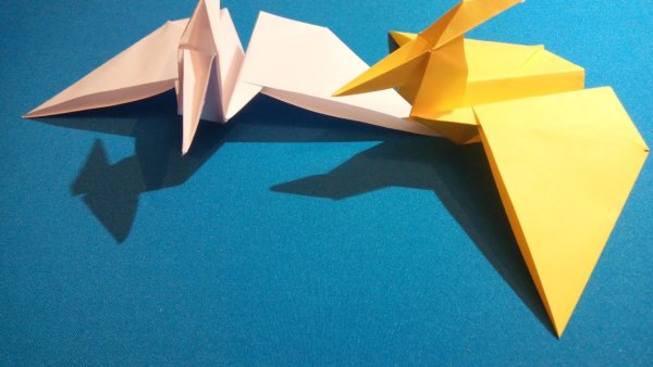Оригами птеродактиль (40 фото)