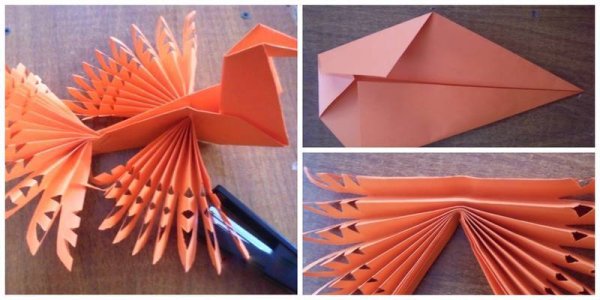 Оригами птица счастья (43 фото)