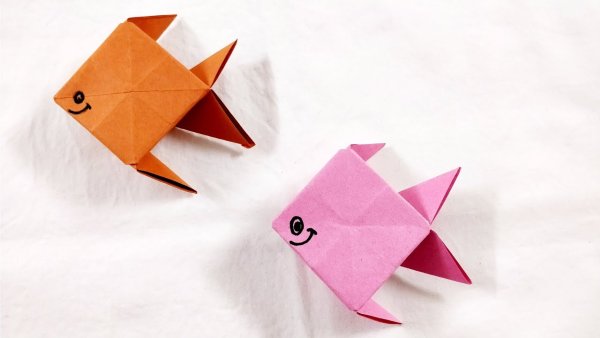 Оригами рыба пила (40 фото)