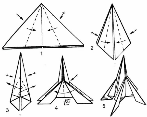 Оригами самолет ракета (45 фото)