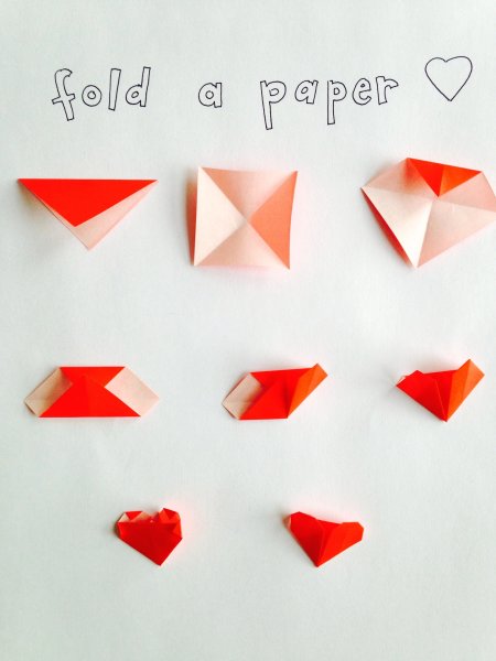 Оригами сердце (44 фото)
