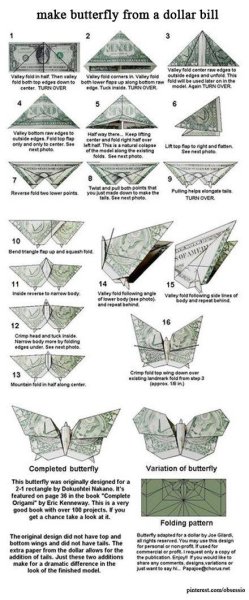 Оригами цветы из денег (43 фото)
