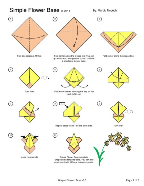 Оригами цветок сложный (44 фото)