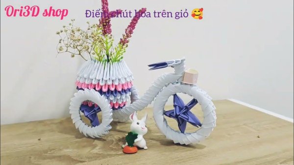 Оригами велосипед (43 фото)