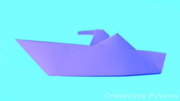 Оригами военная лодка (40 фото)