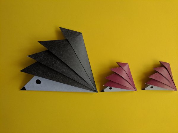 Оригами ежик соник (44 фото)