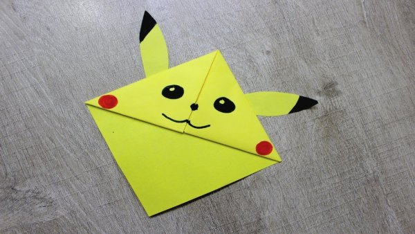 Оригами закладка покемон (41 фото)