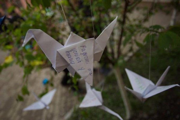 Оригами журавлик подвеска (43 фото)