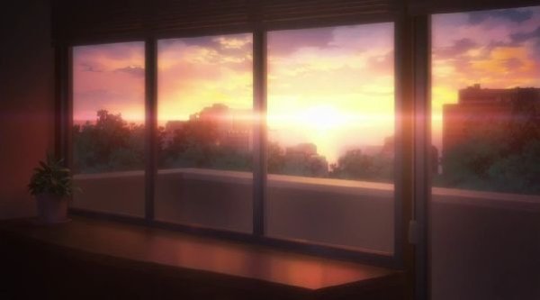 Комната с окном аниме фон ночью (41 фото)